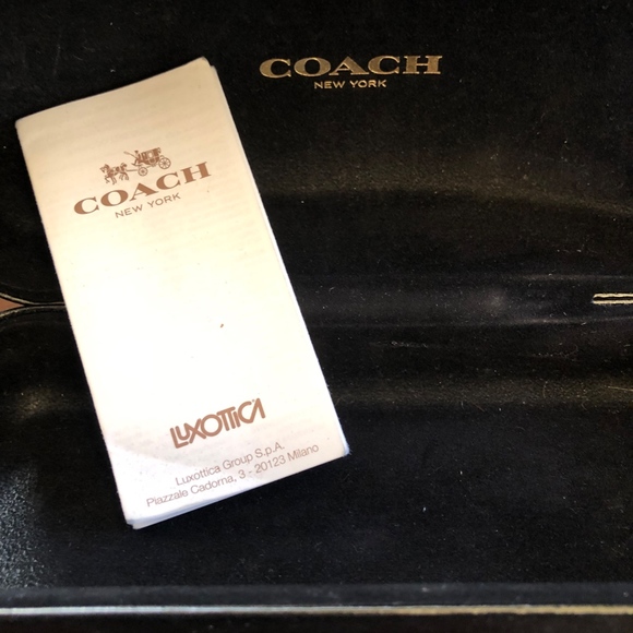 Coach Polarized Brown Horn sunglasses - Picture 5 of 7